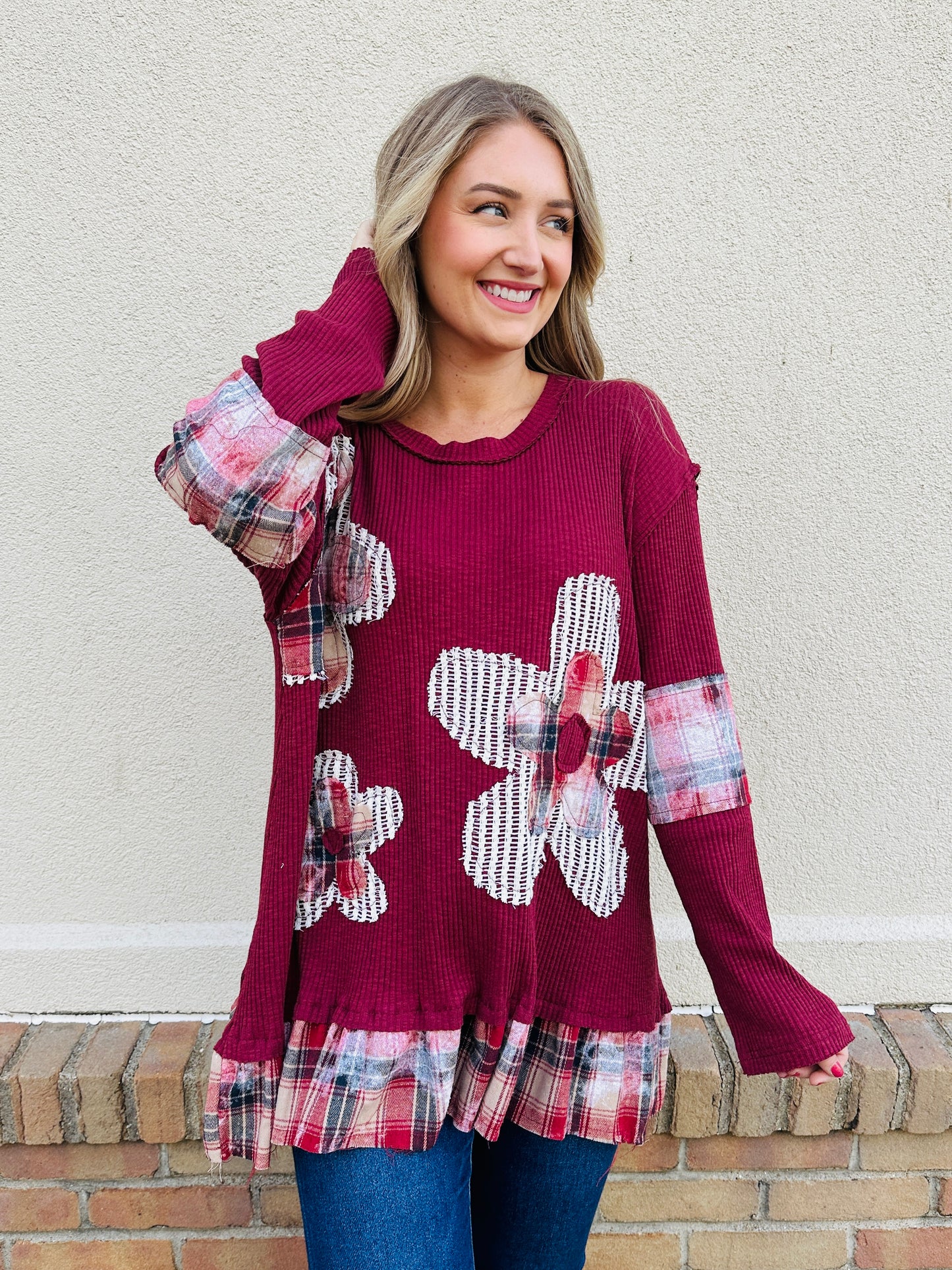 Rewriting The Rules Top In Burgundy