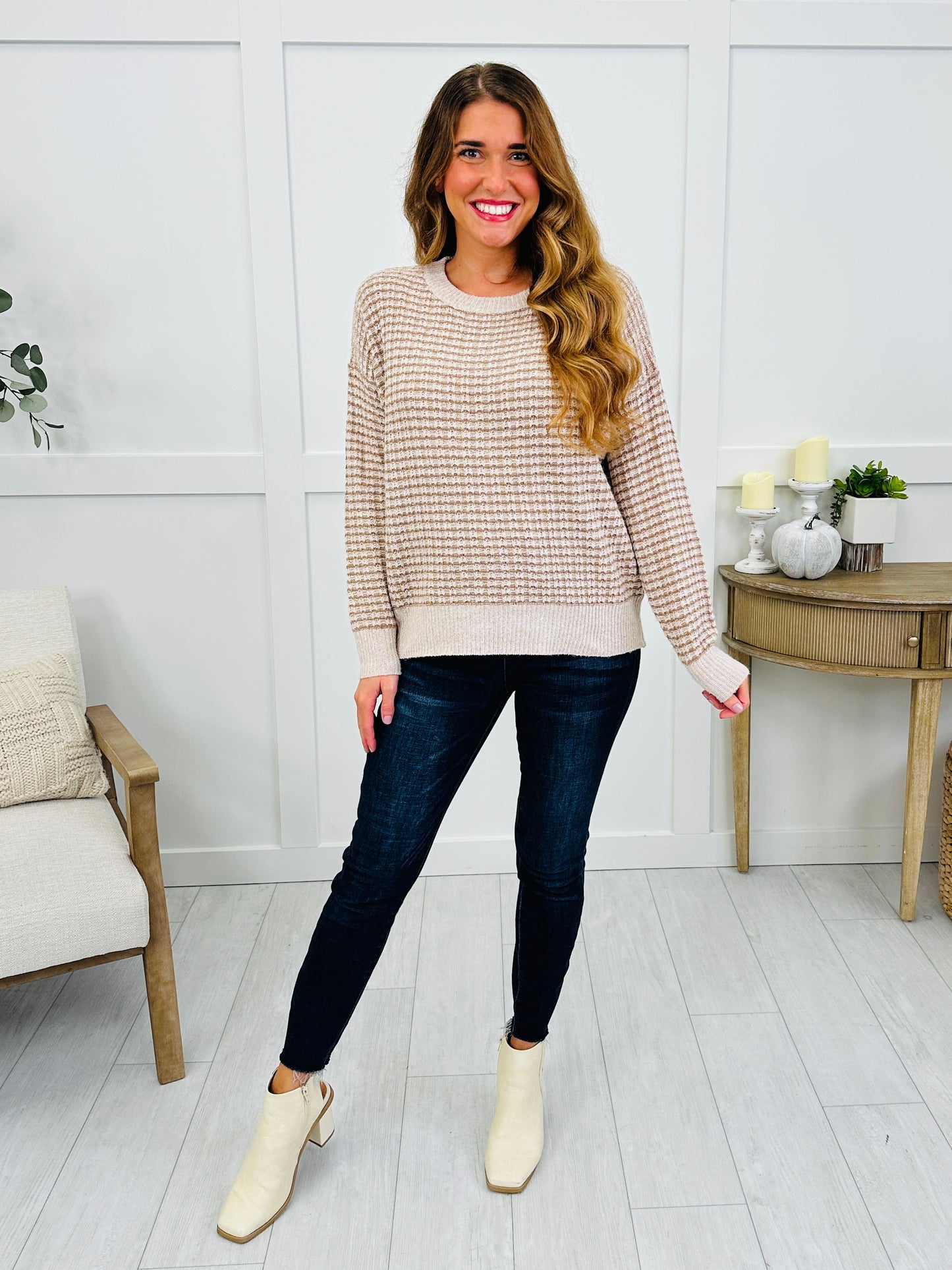 Cloudy Morning Sweater In Taupe