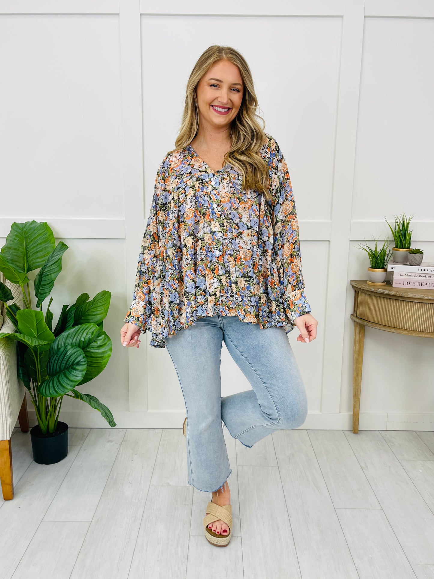 Sky in Bloom Blouse