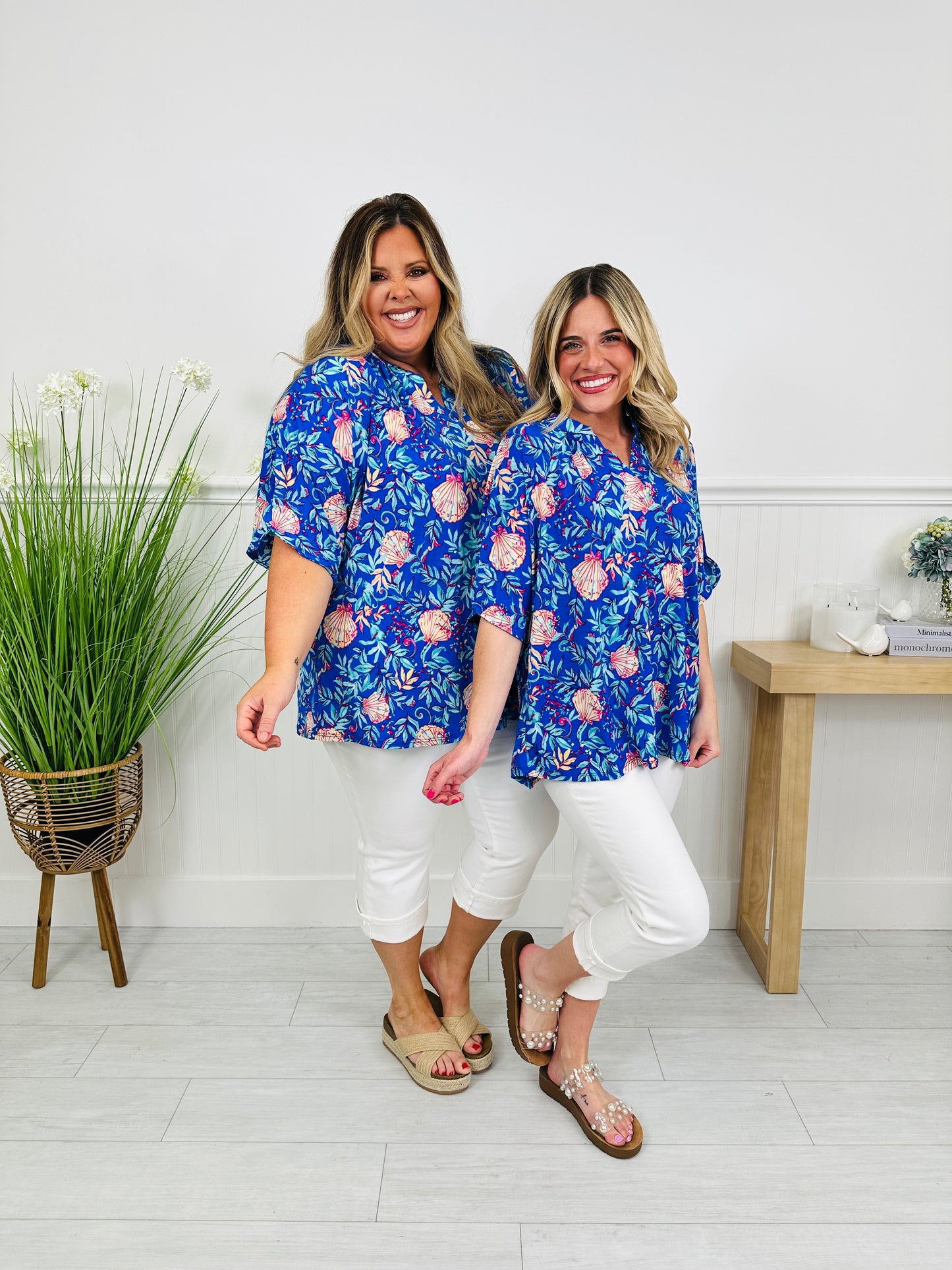 Radiate Sunshine Top in Naples Print