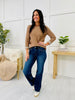 MOCO Exclusive Always on Your Side Tummy Control Wide Leg Slim Fit Jeans