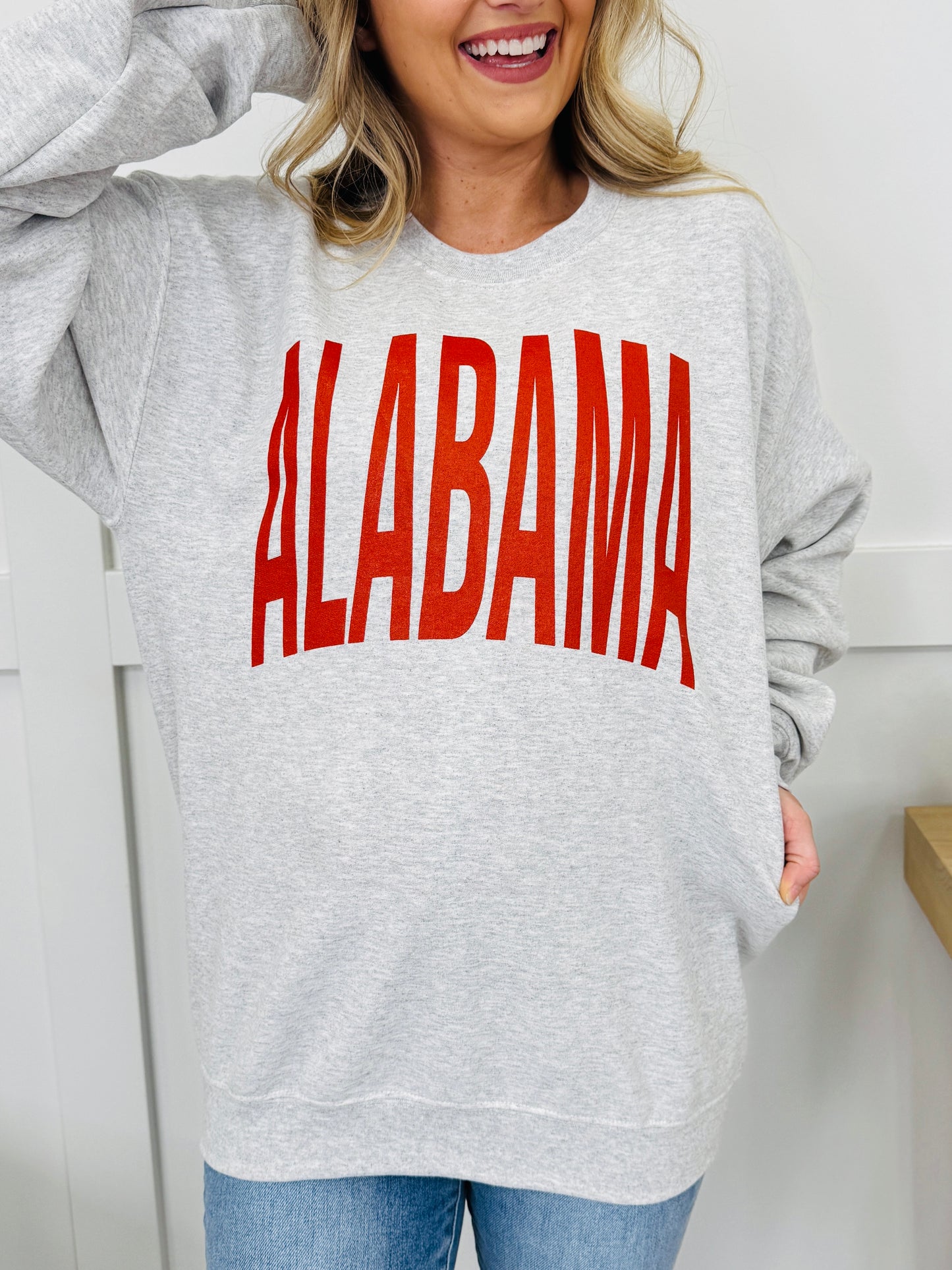 Alabama Reversible AL Graphic Crewneck Sweatshirt