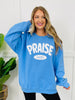 Praise God Graphic Crewneck Sweatshirt in Two Colors!
