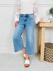 Judy Blue Spring Forward Cropped Wide Leg Jeans