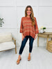 Mountain Sunset Sweater In Rust