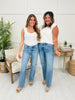 Judy Blue Stay Awhile Rigid Magic Straight Leg Jeans