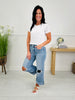 Casual Crush Cuffed Wide Leg Tummy Control Jeans