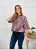 Softly Spoken Top In Burgundy