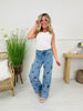 Pearl Perfect Floral Wide Leg Tummy Control Jeans