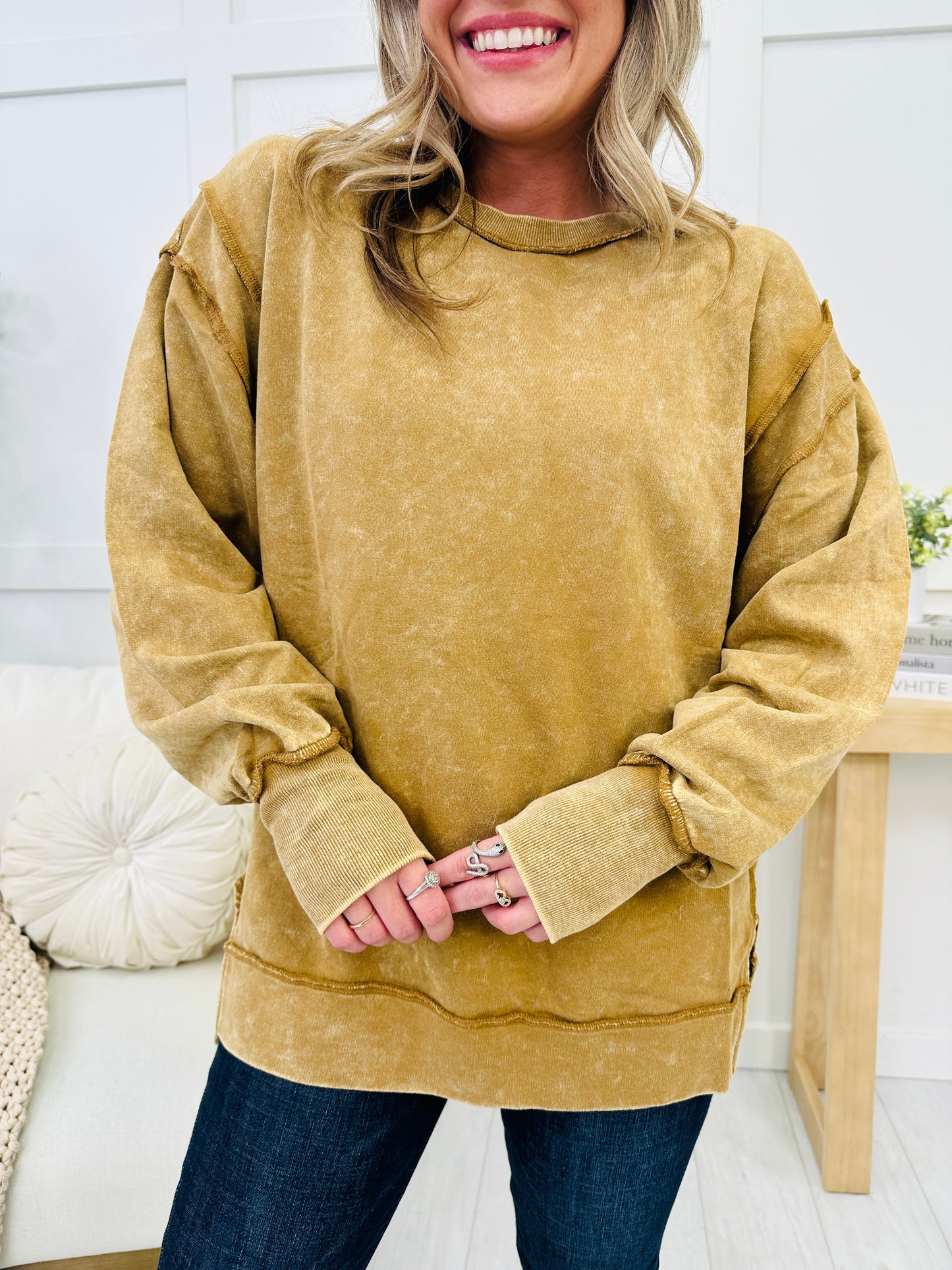 DOORBUSTER! Ripple Effect Sweatshirt- Multiple Colors!