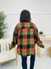 Meet Me At The Bonfire Flannel in Olive/Rust