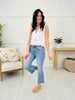 Kick Back And Relax Kick Flare Cropped Jeans
