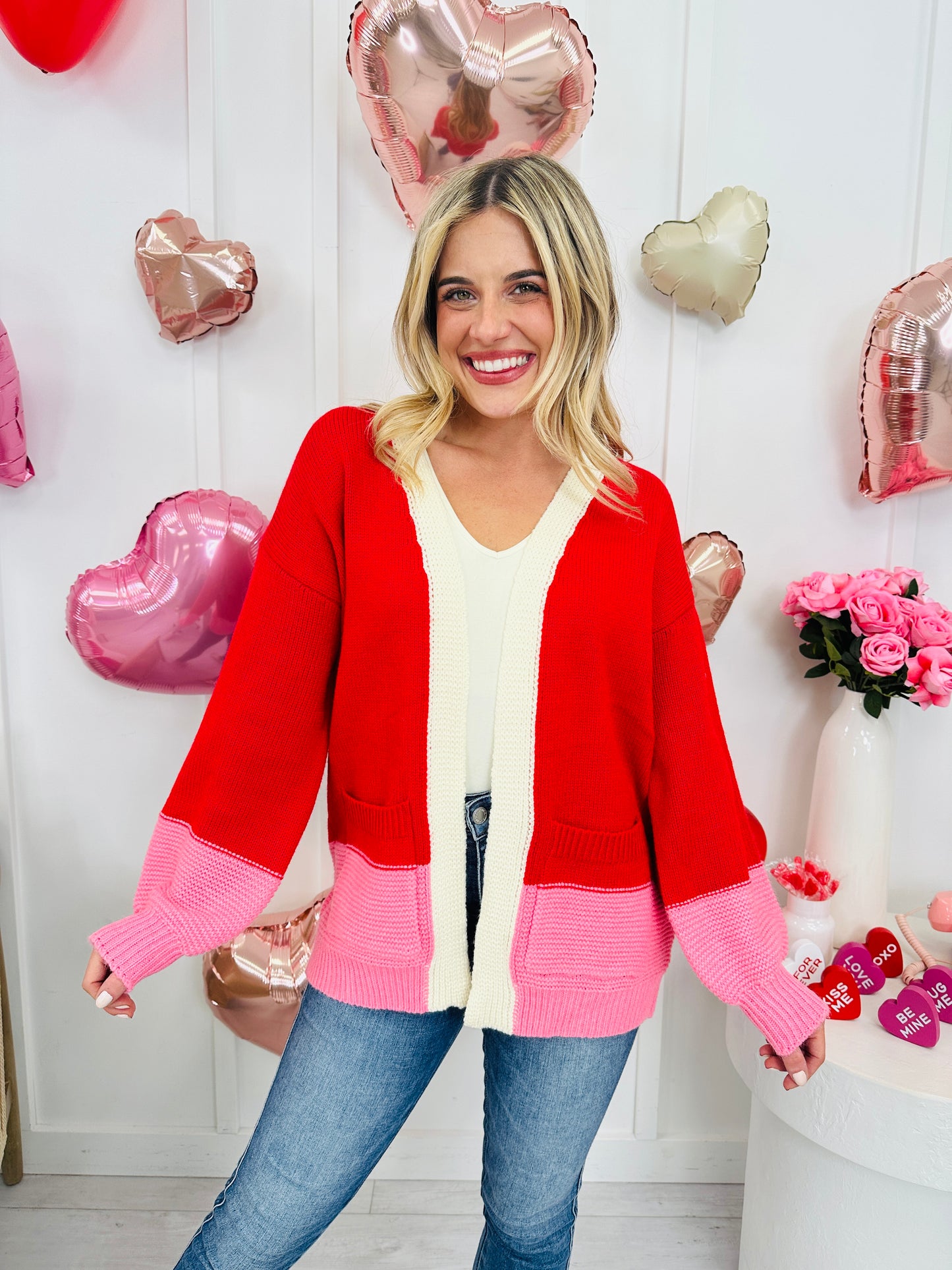 Crushing On Colorblock Cardigan