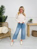 Judy Blue Spring Forward Cropped Wide Leg Jeans