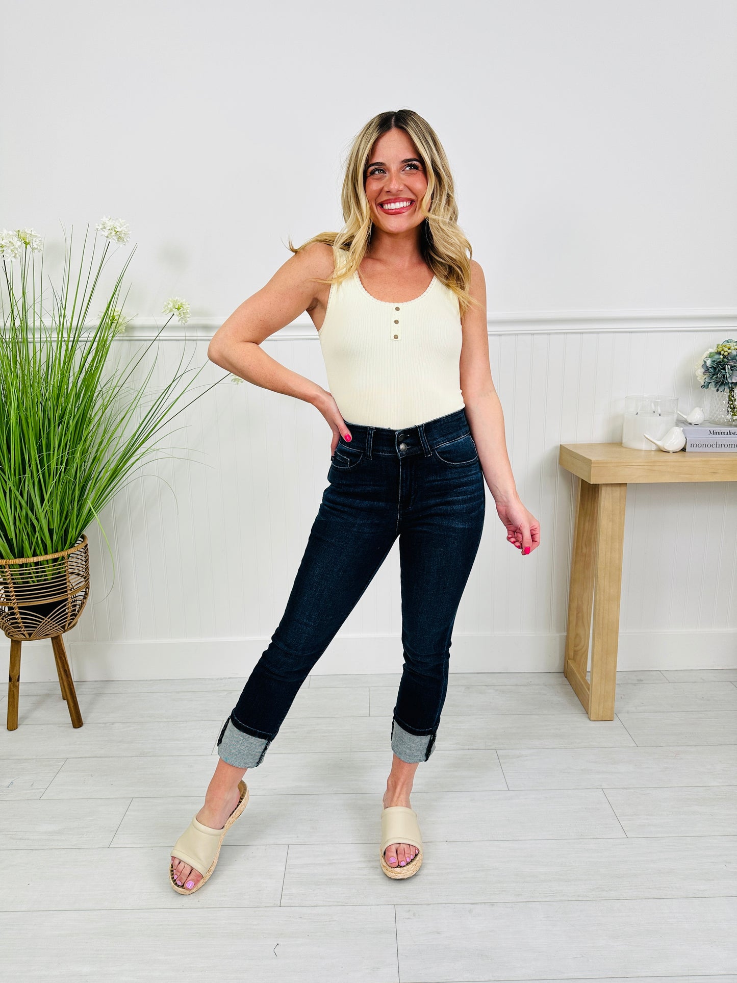 Judy Blue Double Take Capris