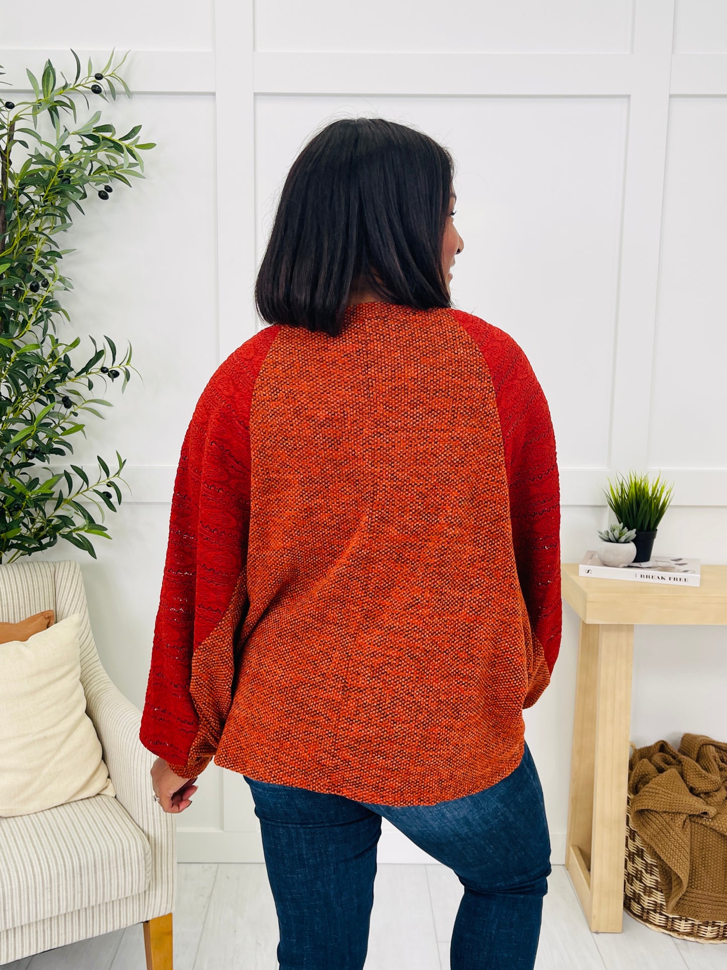 Sunday Stillness Top in Rust