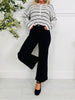 Black To Basics Tummy Control Cropped Wide Jeans In Multiple Inseams