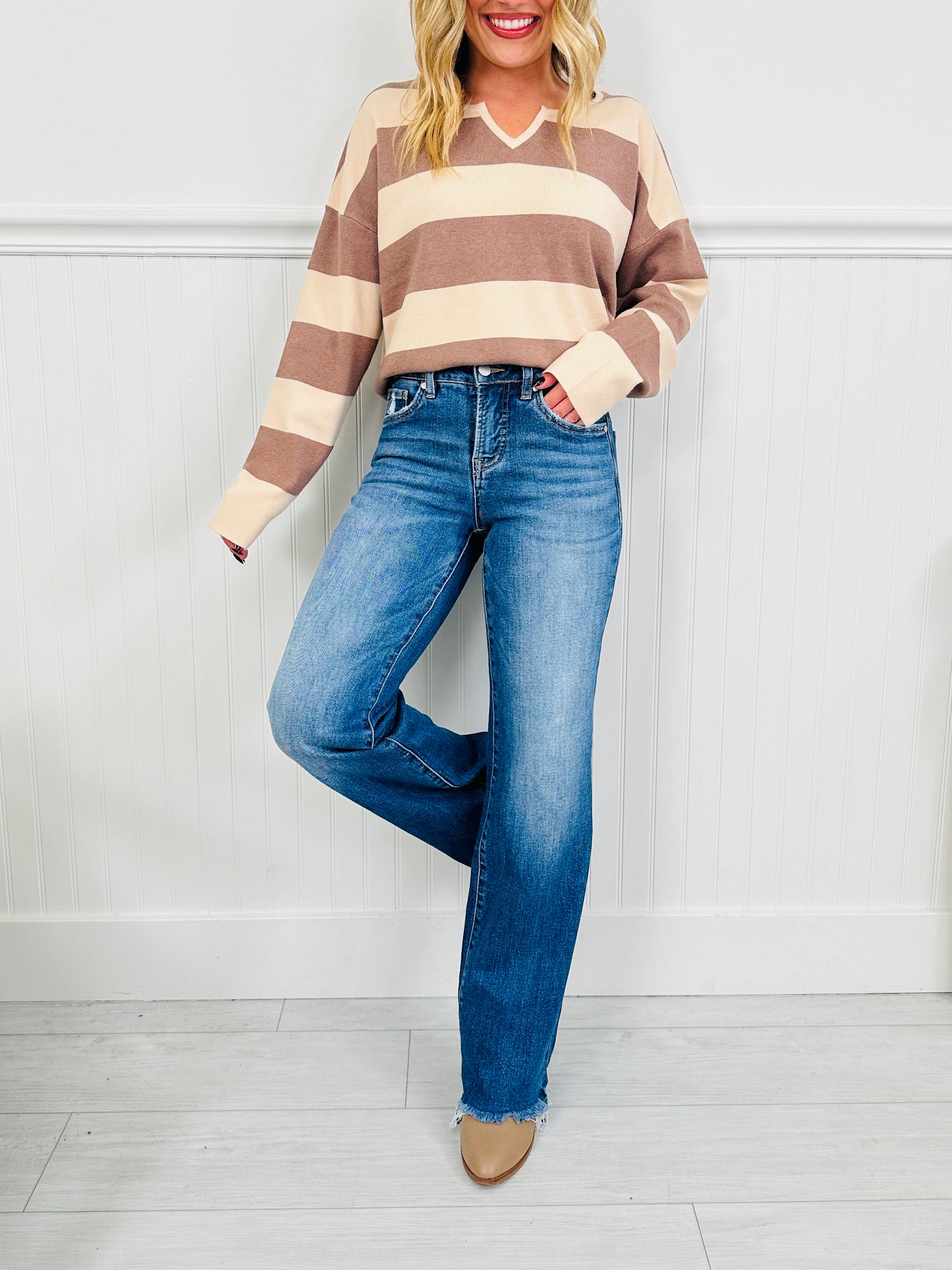 Fray All Day Tummy Control Straight Jeans