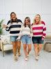 MOCO Exclusive Coastal Chic Striped Sweater- Multiple Colors!