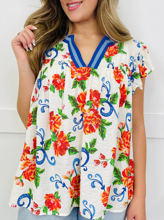 The Riviera Bloom Top