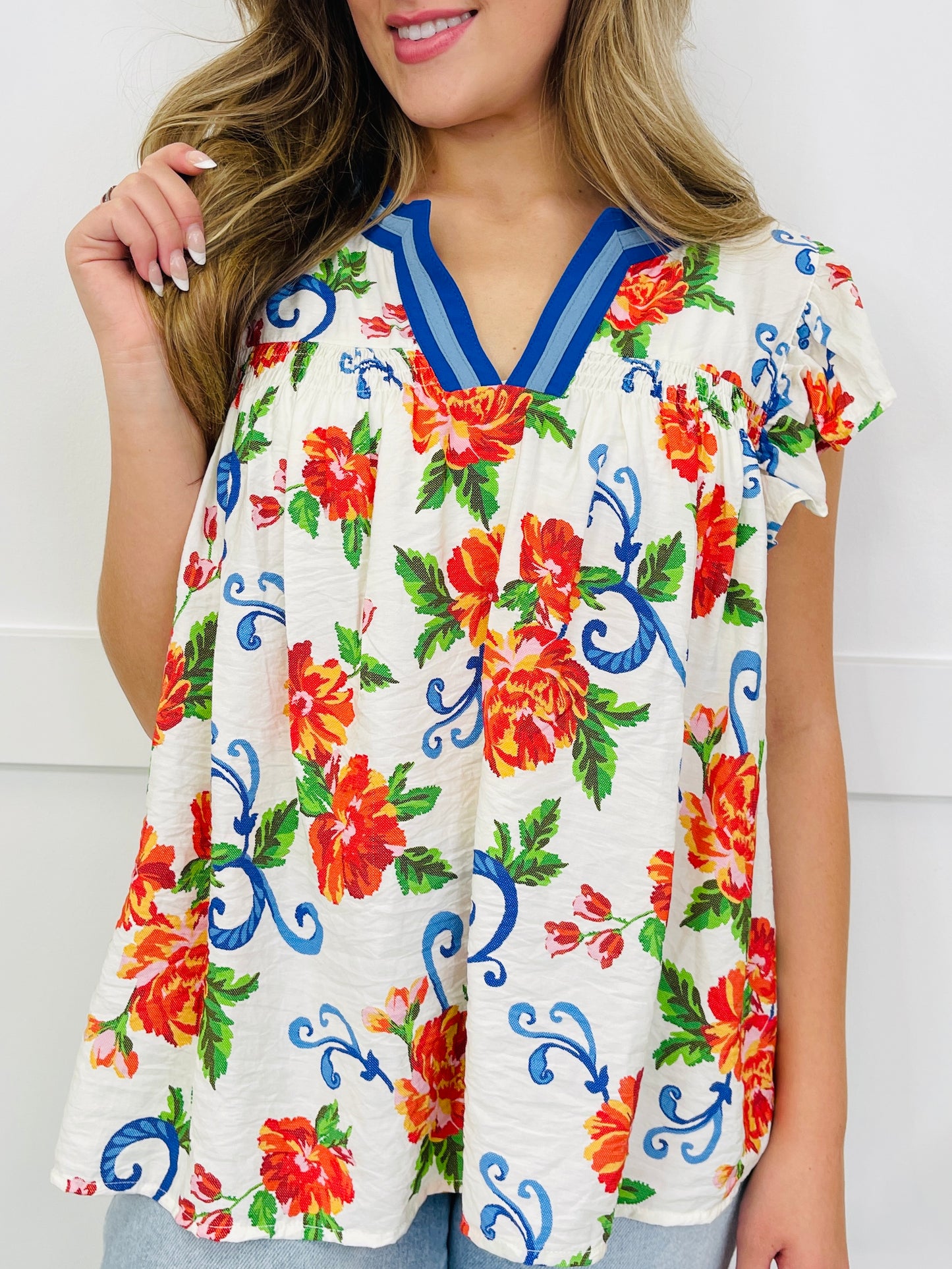 The Riviera Bloom Top