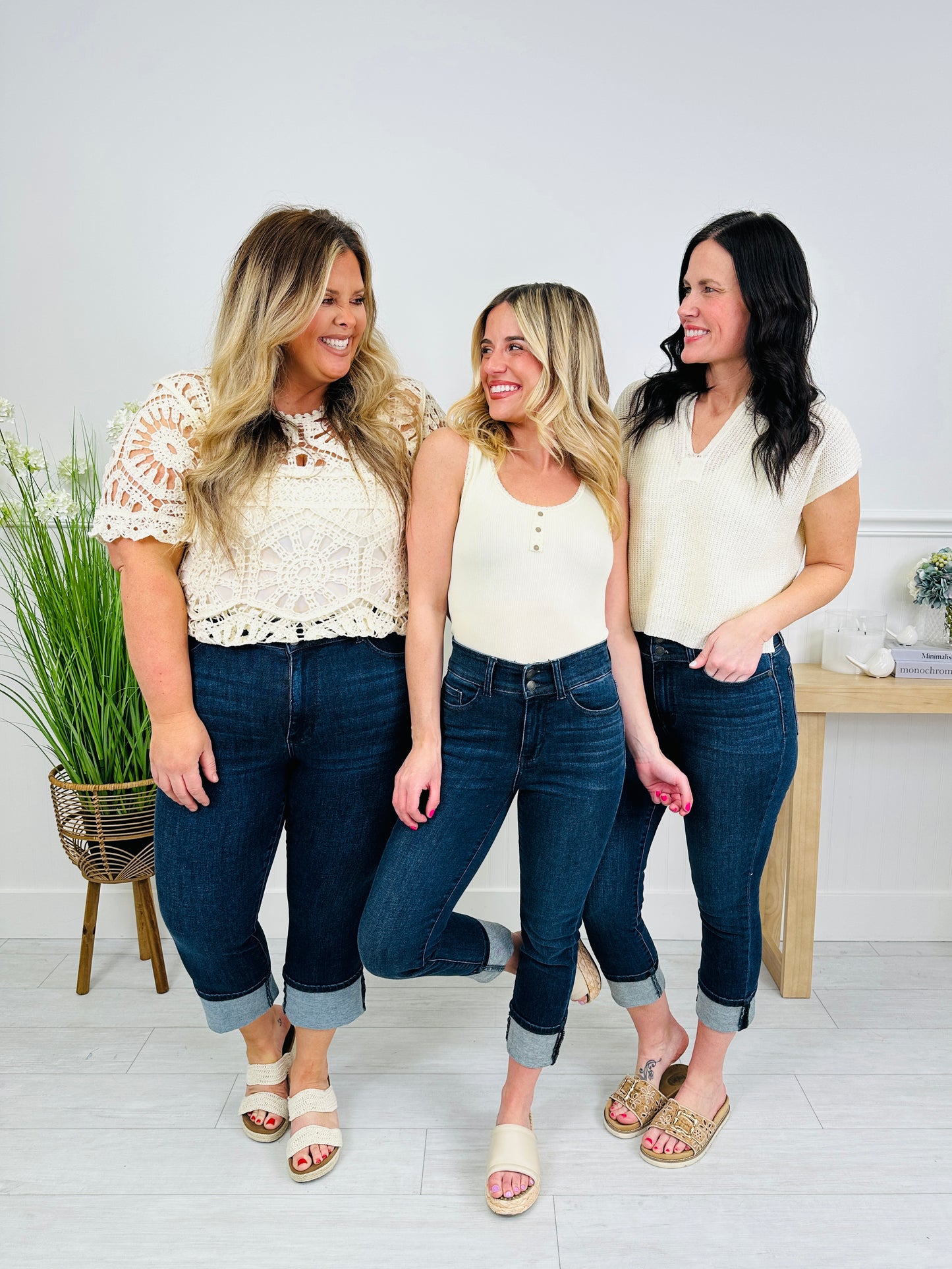 Judy Blue Double Take Capris