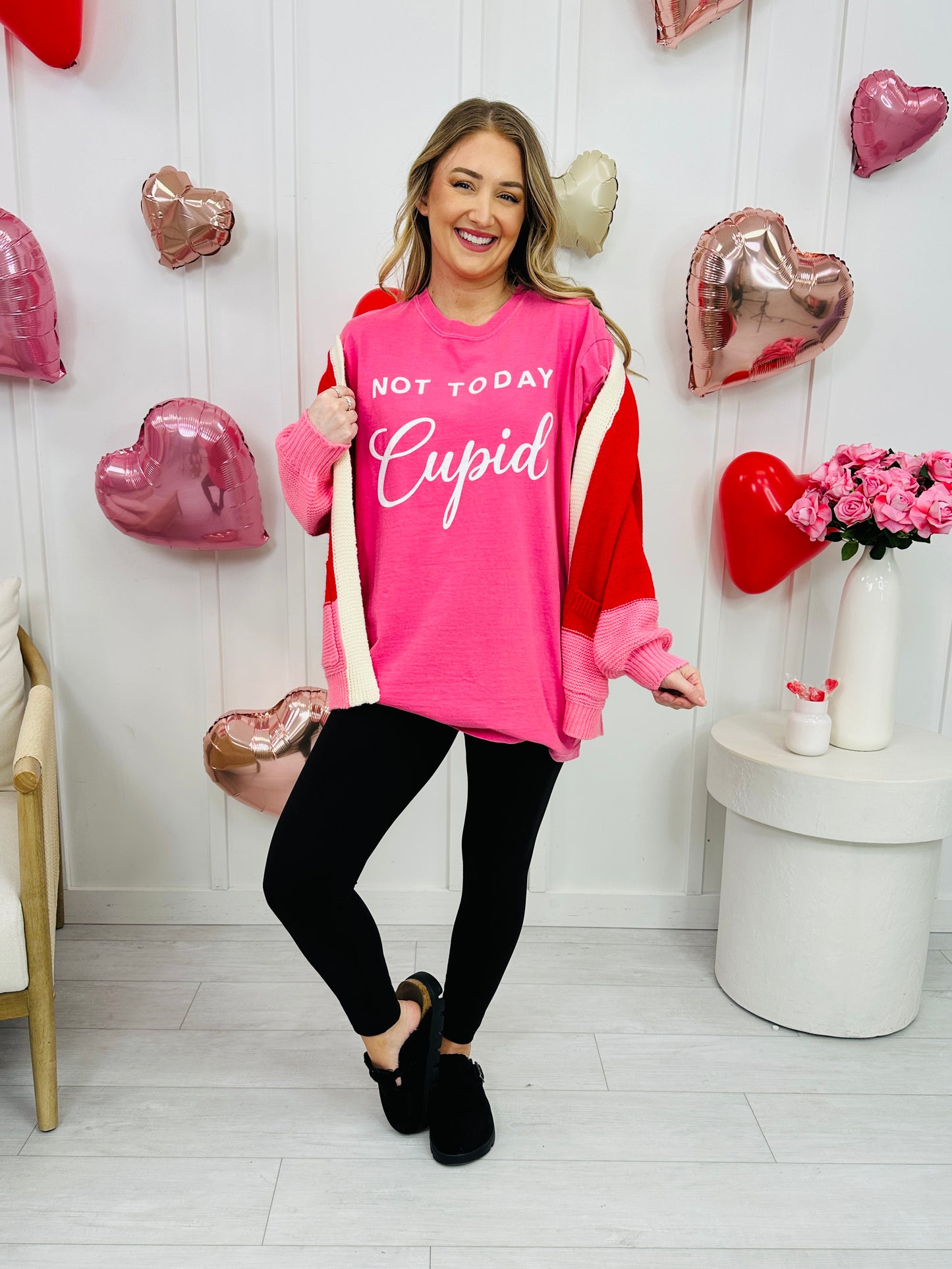 Not Today Cupid Graphic Tee