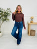 Full Of Style Tummy Control Wide Leg Jeans In Multiple Inseams