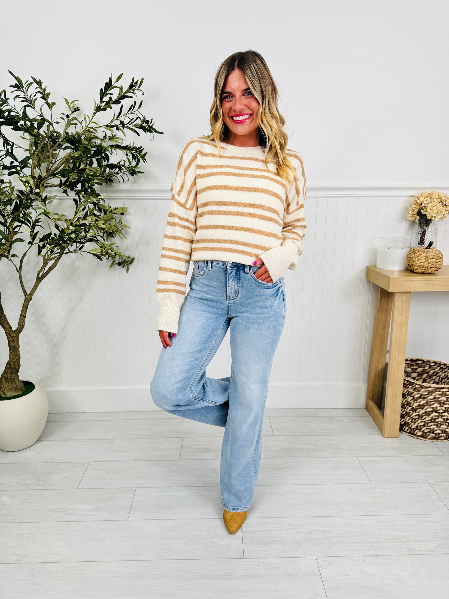 Your Best Side Wide Leg Tummy Control Jeans in Multiple Inseams