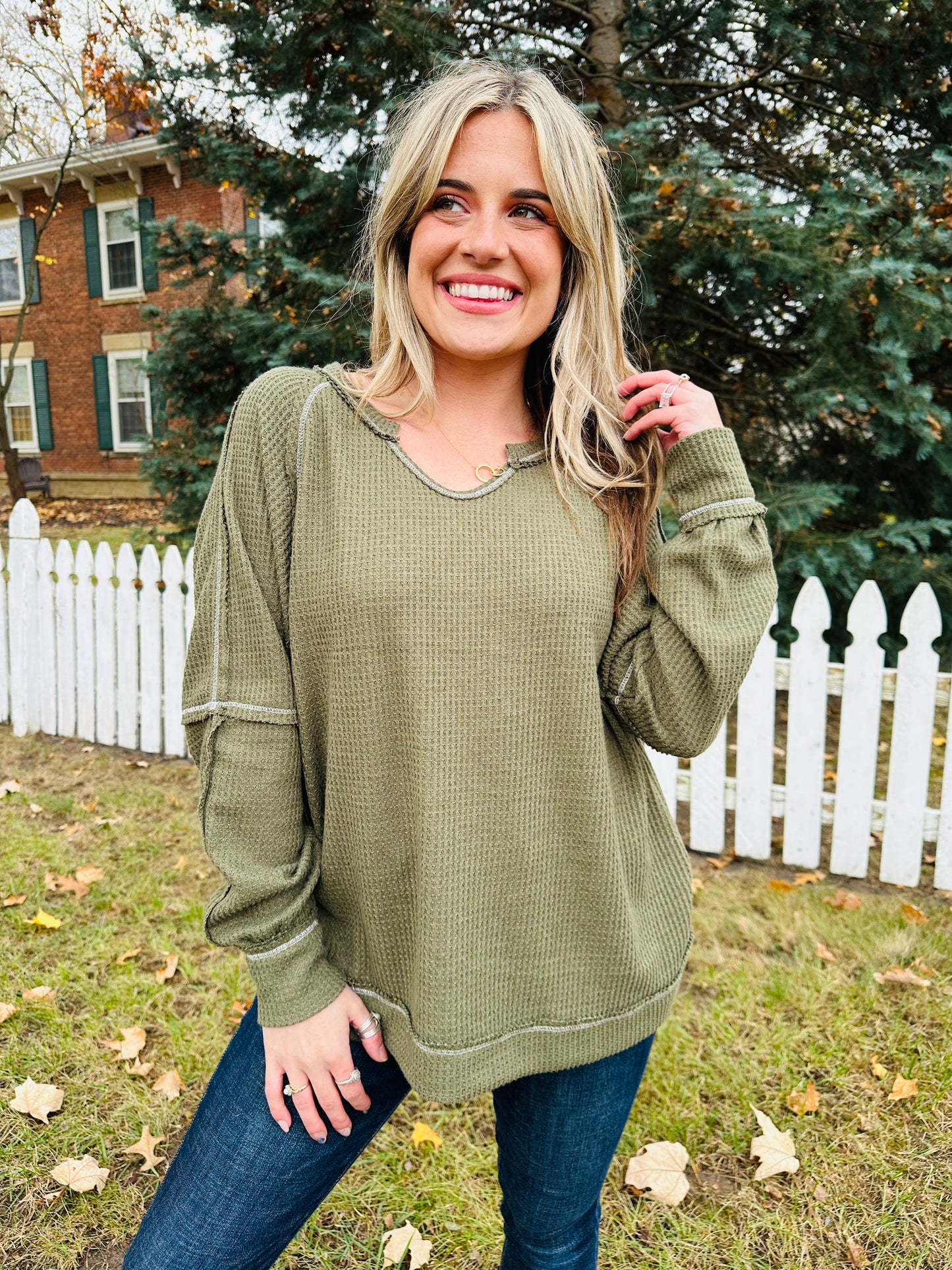 REG/CURVY Falling for Comfort Pullover- Multiple Colors!