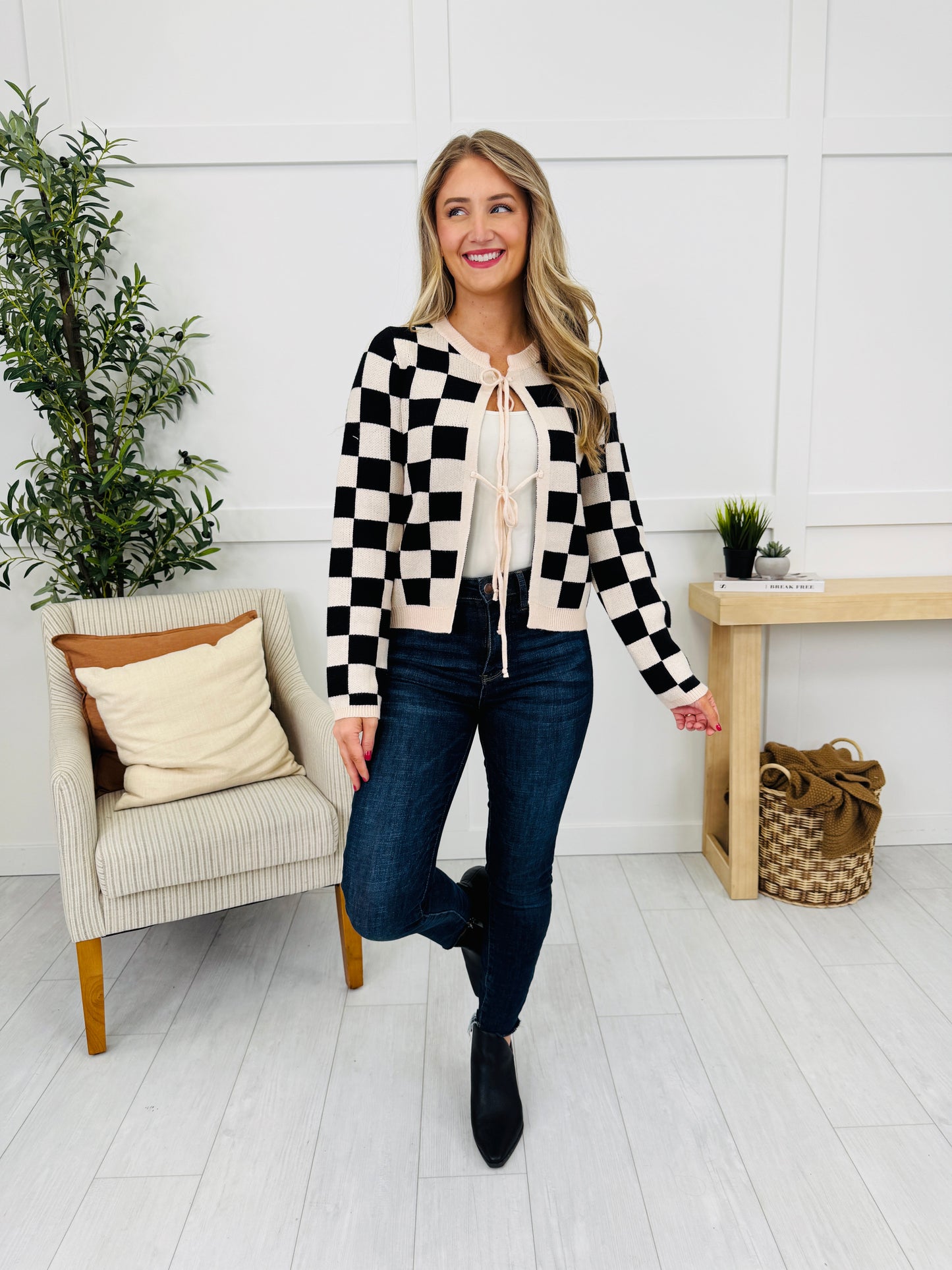 High Contrast Cardigan