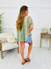 The Western Whisper Top In Reseda Green