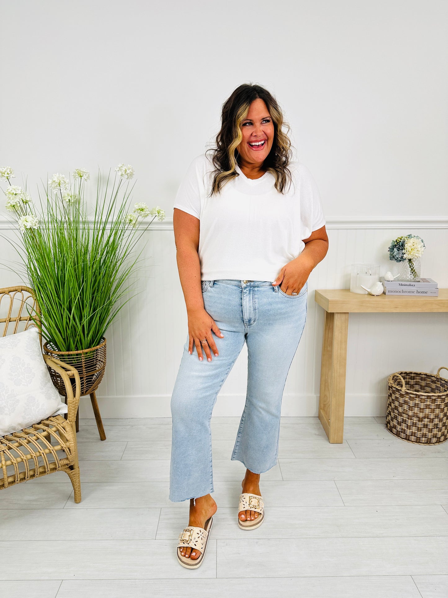 Judy Blue Spring Shift Kick Flares