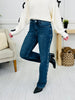 Judy Blue Straight Up Stud Straight Leg Jeans