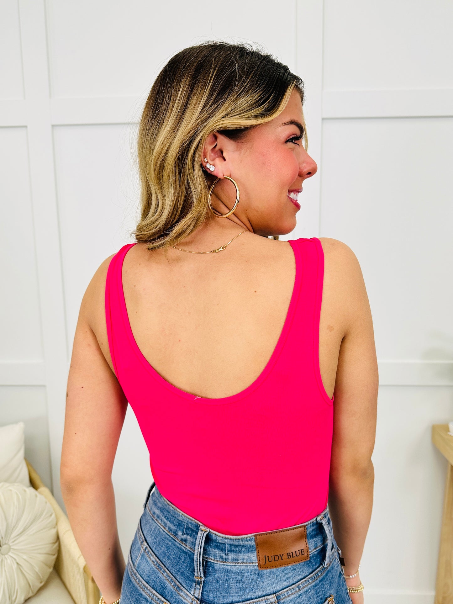 Cropped Reversible Shapewear Tank- Multiple Colors!