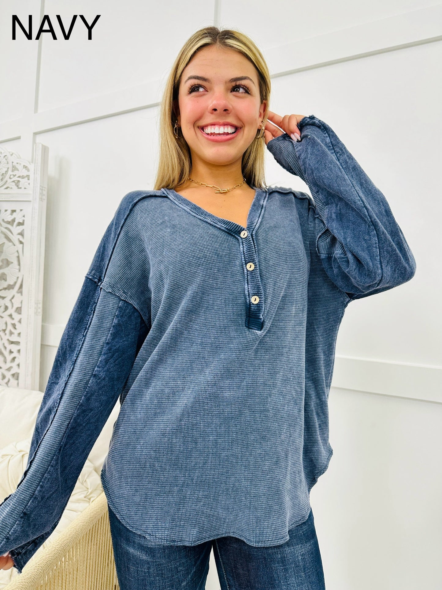 Effortless Charm Top- Multiple Colors!