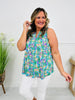 Sunshine Energy Top in St. Augustine Print