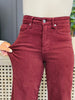 Judy Blue REG/CURVY Wine Down Tummy Control Cropped Wide Leg Jeans