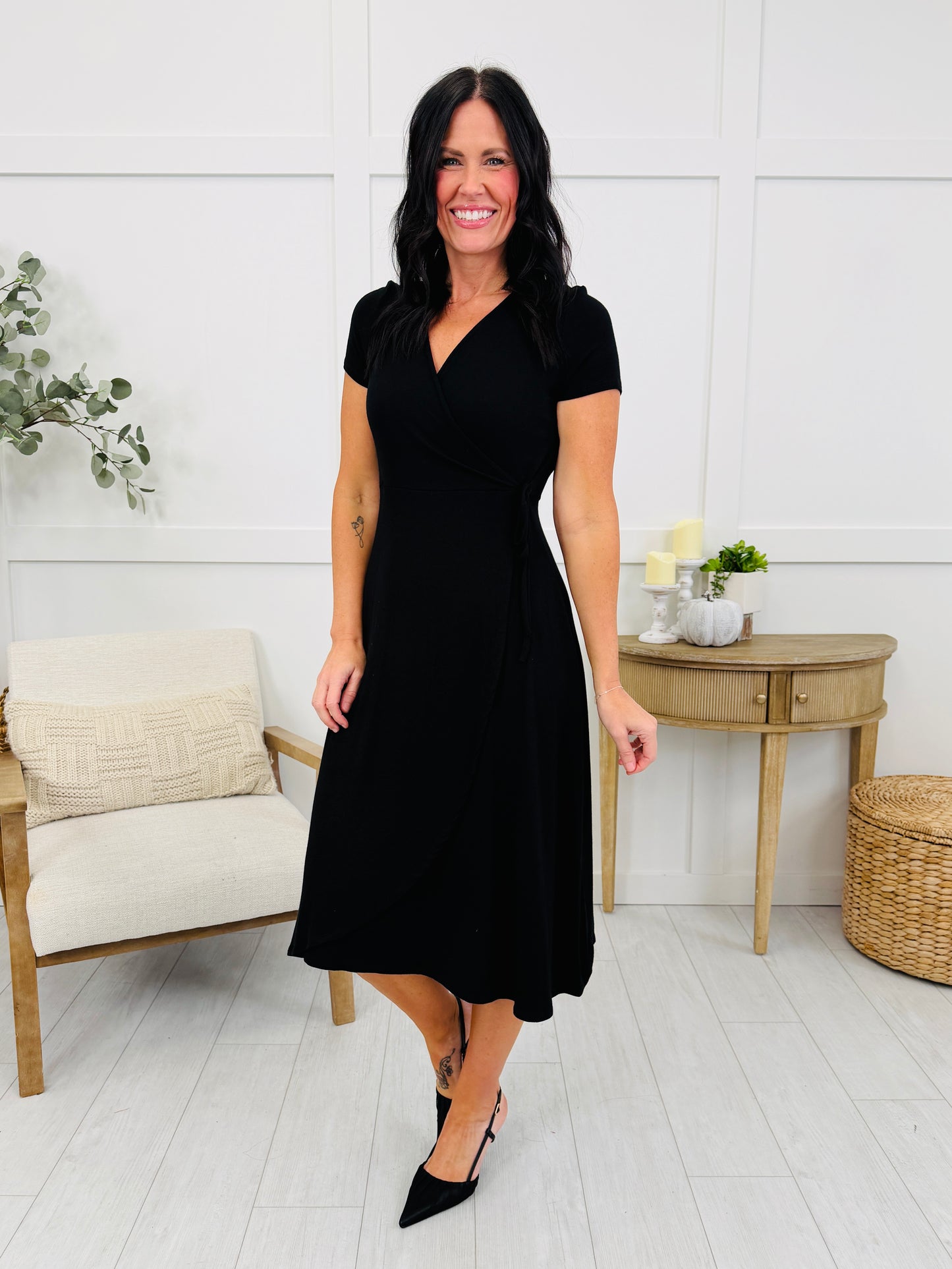 Enchanted Evening Dress In Black