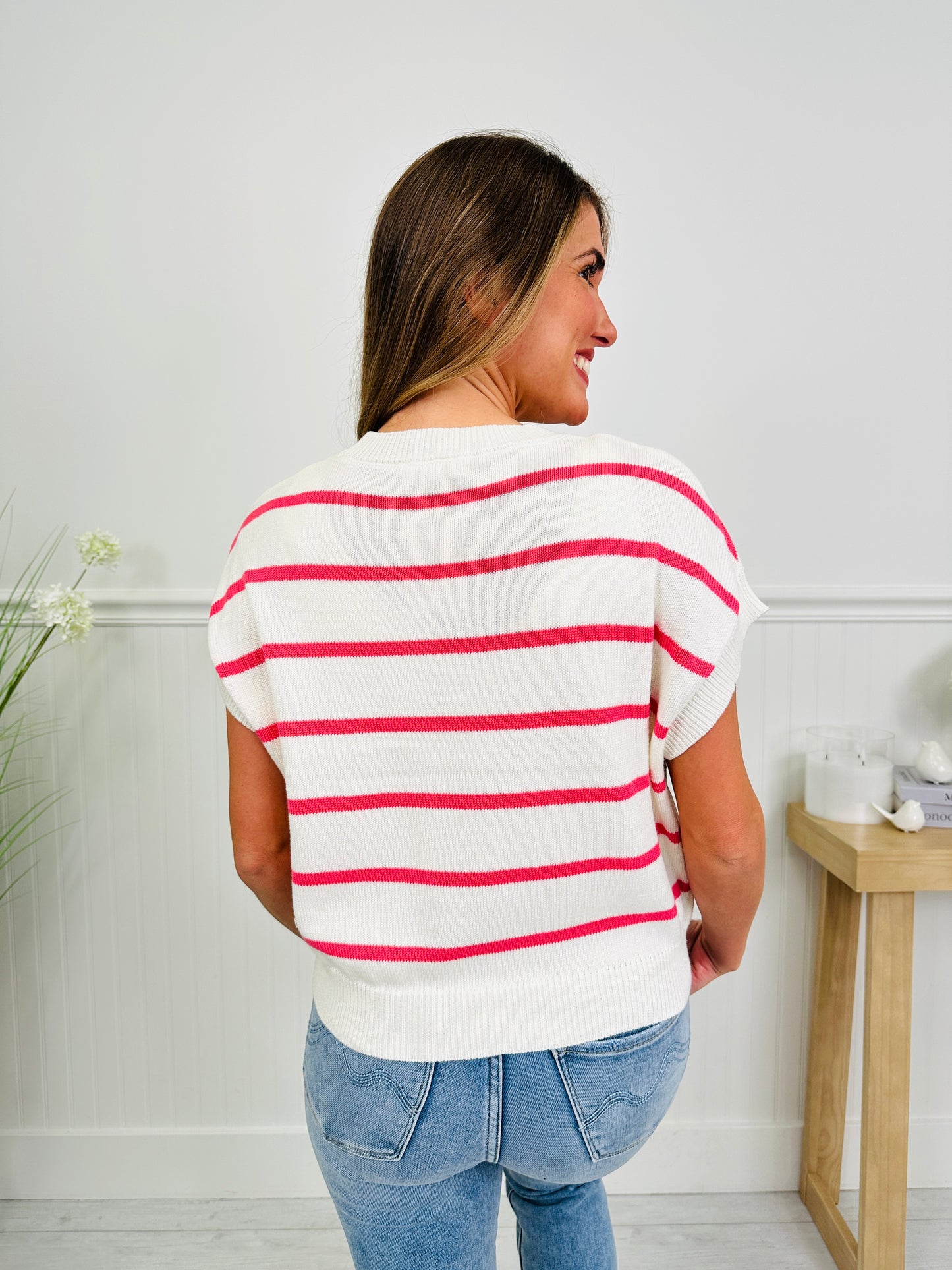 Soft Frame Top In Taffy Pink