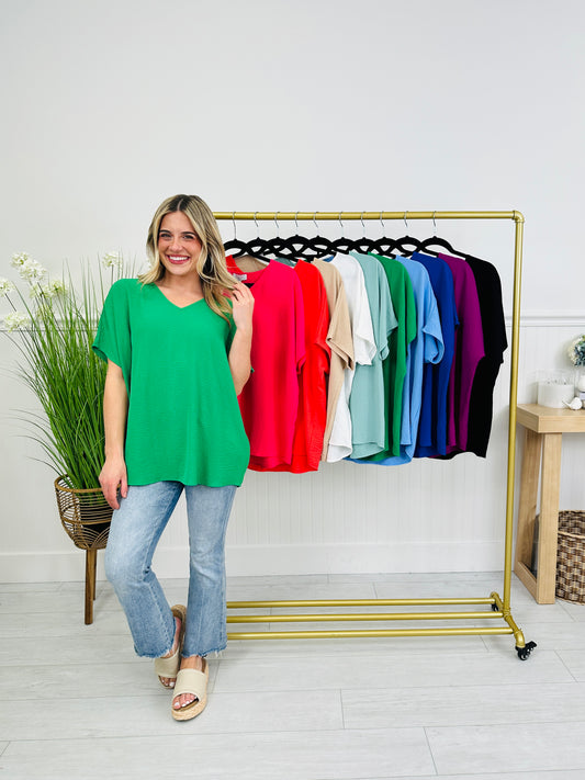 Go With The Flow Top-- Multiple Colors!