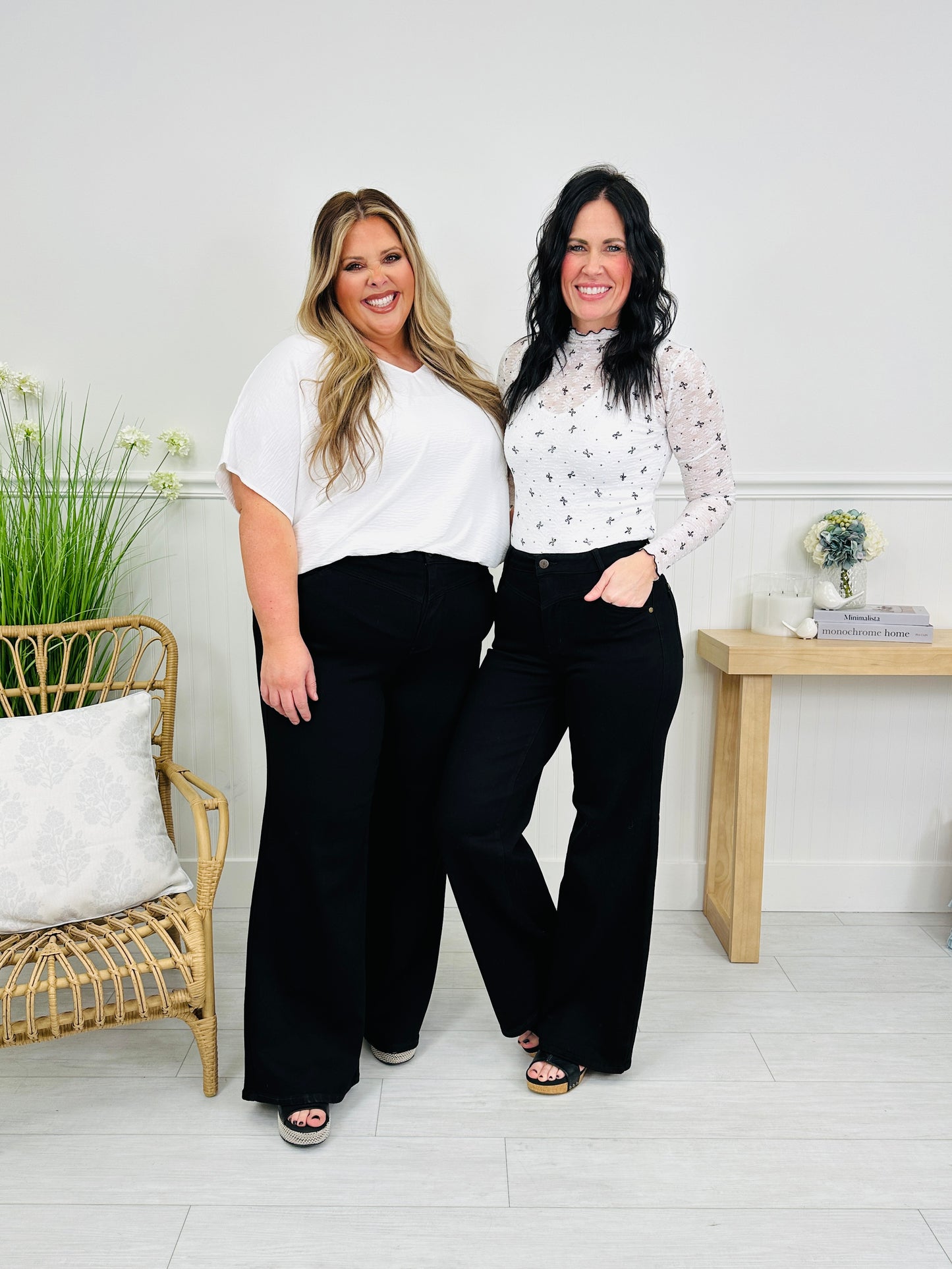 Judy Blue Major Mood Retro Wide Leg Jeans