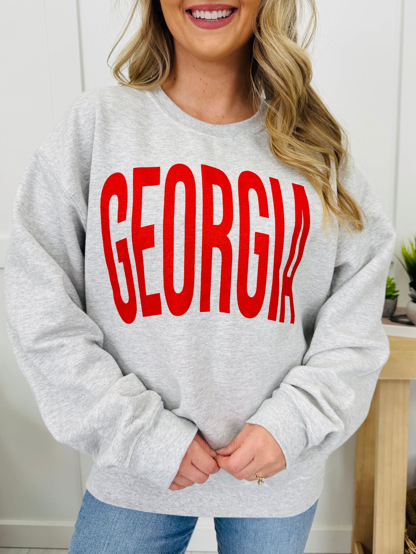 Georgia Reversible GA Graphic Crewneck Sweatshirt