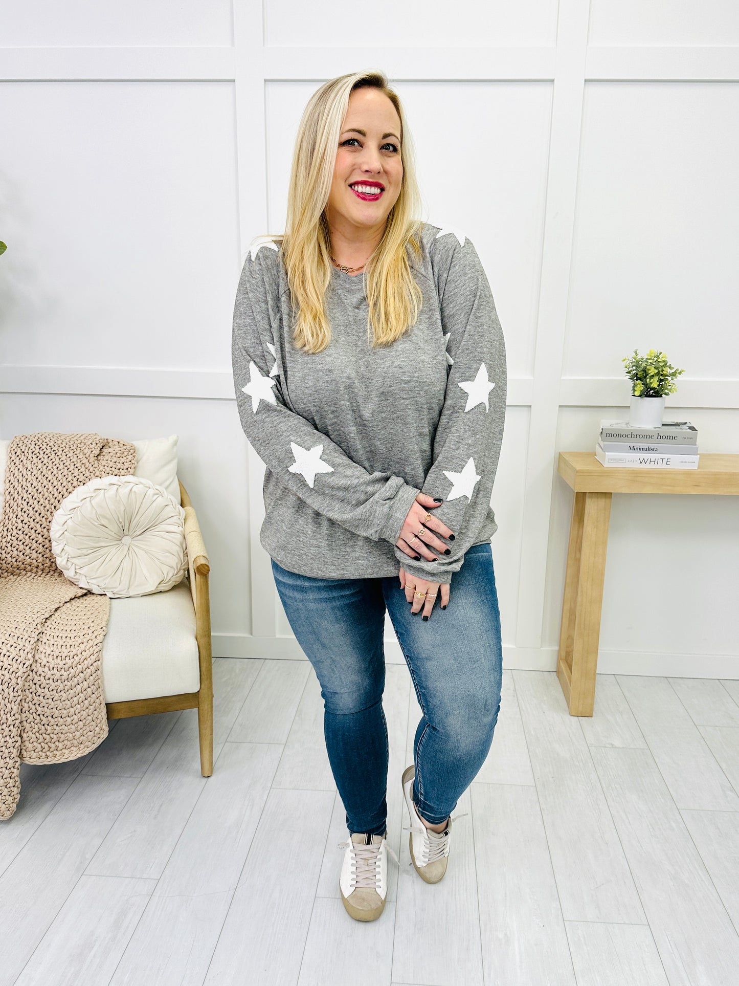 REG/CURVY Starry Embrace Sweater- Multiple Colors!