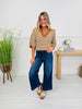 Judy Blue Set The Standard Tummy Control Ankle Wide Jeans