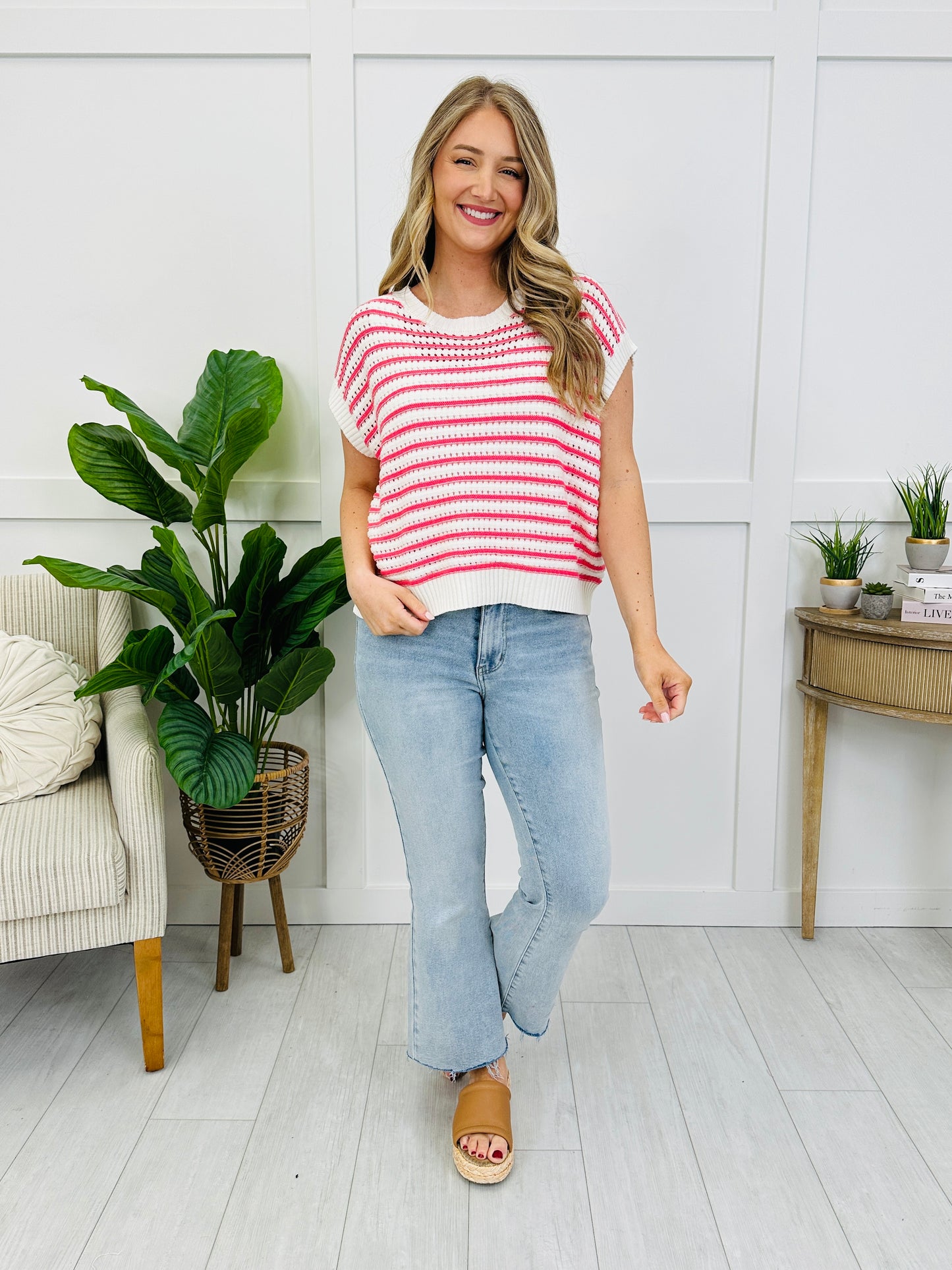 The Everyday Riviera Top In Taffy Pink