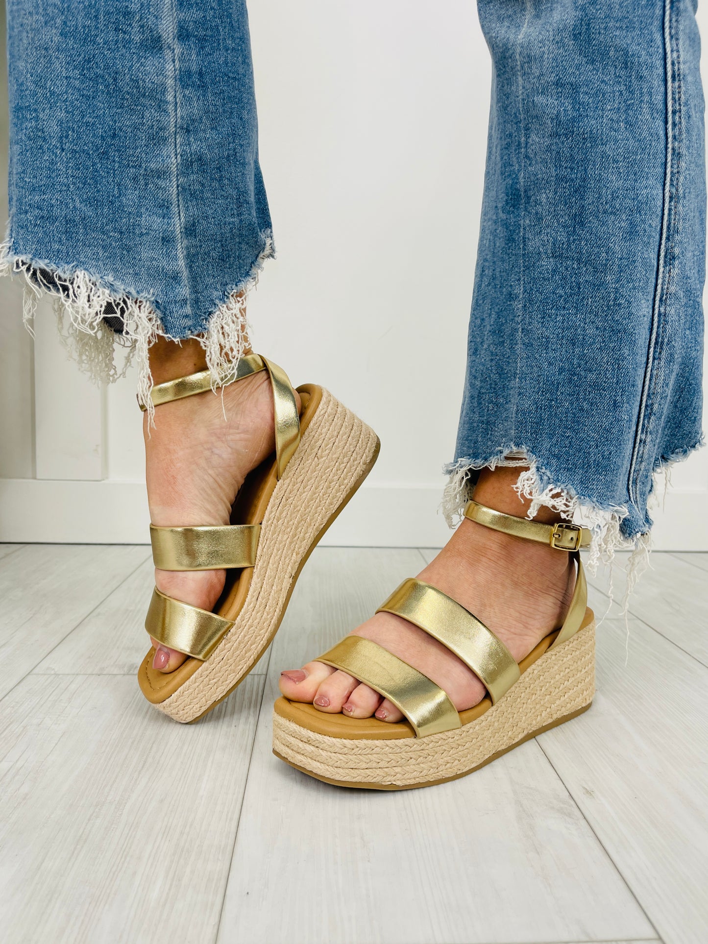 Dancing Through the Daylight Wedges In Gold