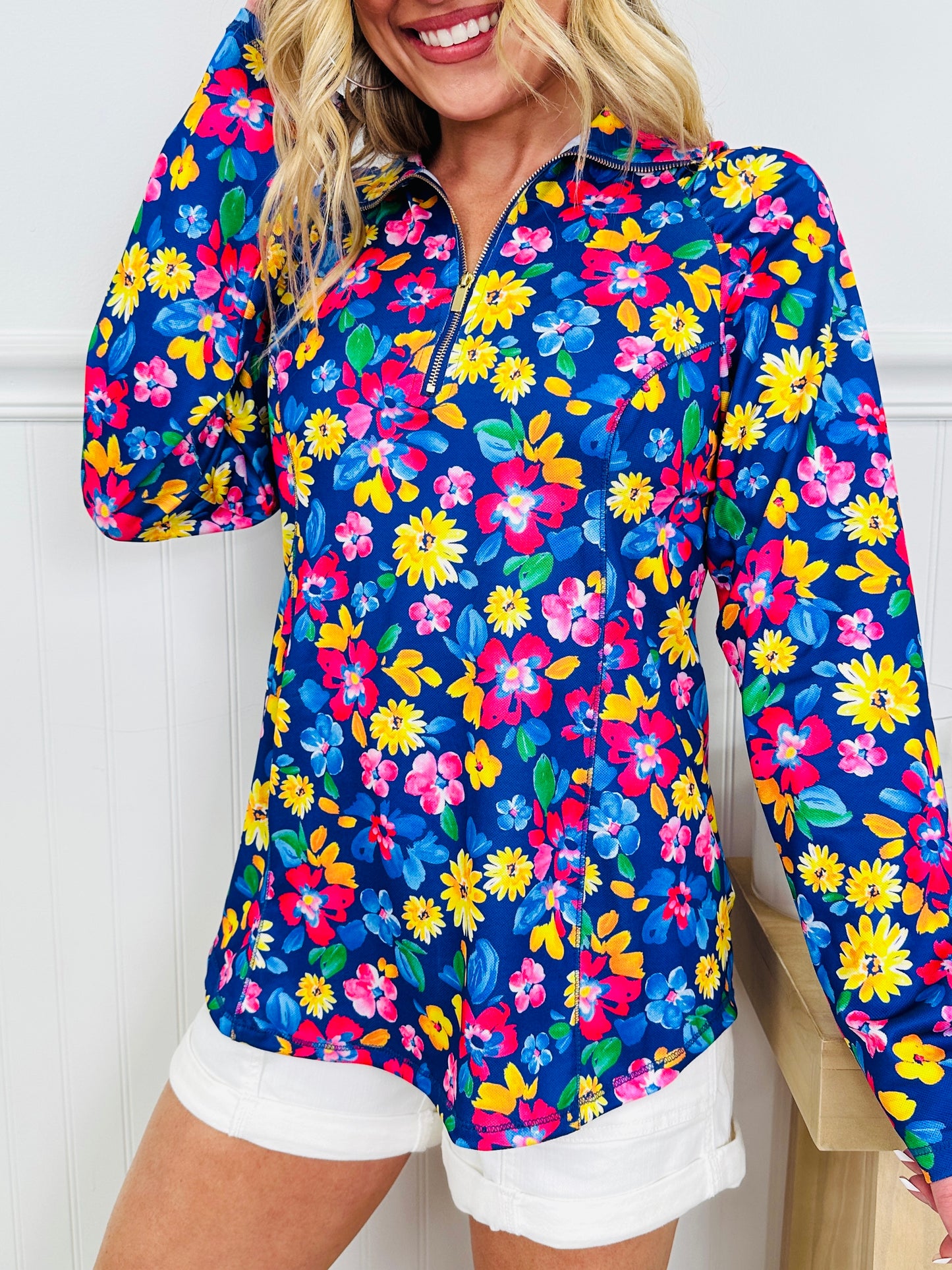 Where Spring Begins Top in Charleston Print