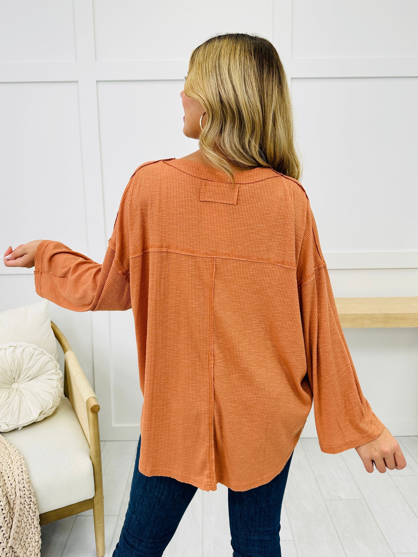 Ease Into Autumn Long Sleeve Top- Multiple Colors!