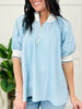 The Motion Pullover In Light Blue